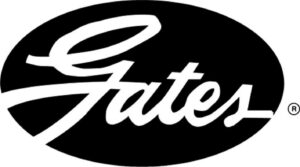 Logo Gates ovale noir et blanc pour as-rocauto81, spécialiste automobile dans le Tarn