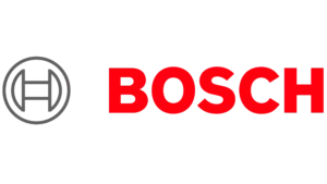 Logo Bosch rouge sur fond noir, partenaire as-rocauto81 spécialiste auto dans le Tarn