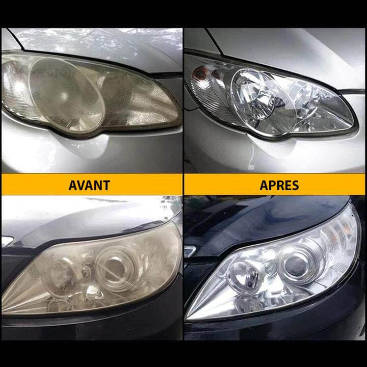 Rénovation de phares ternes en phares brillants par as-rocauto81, service nettoyage optiques auto dans le Tarn